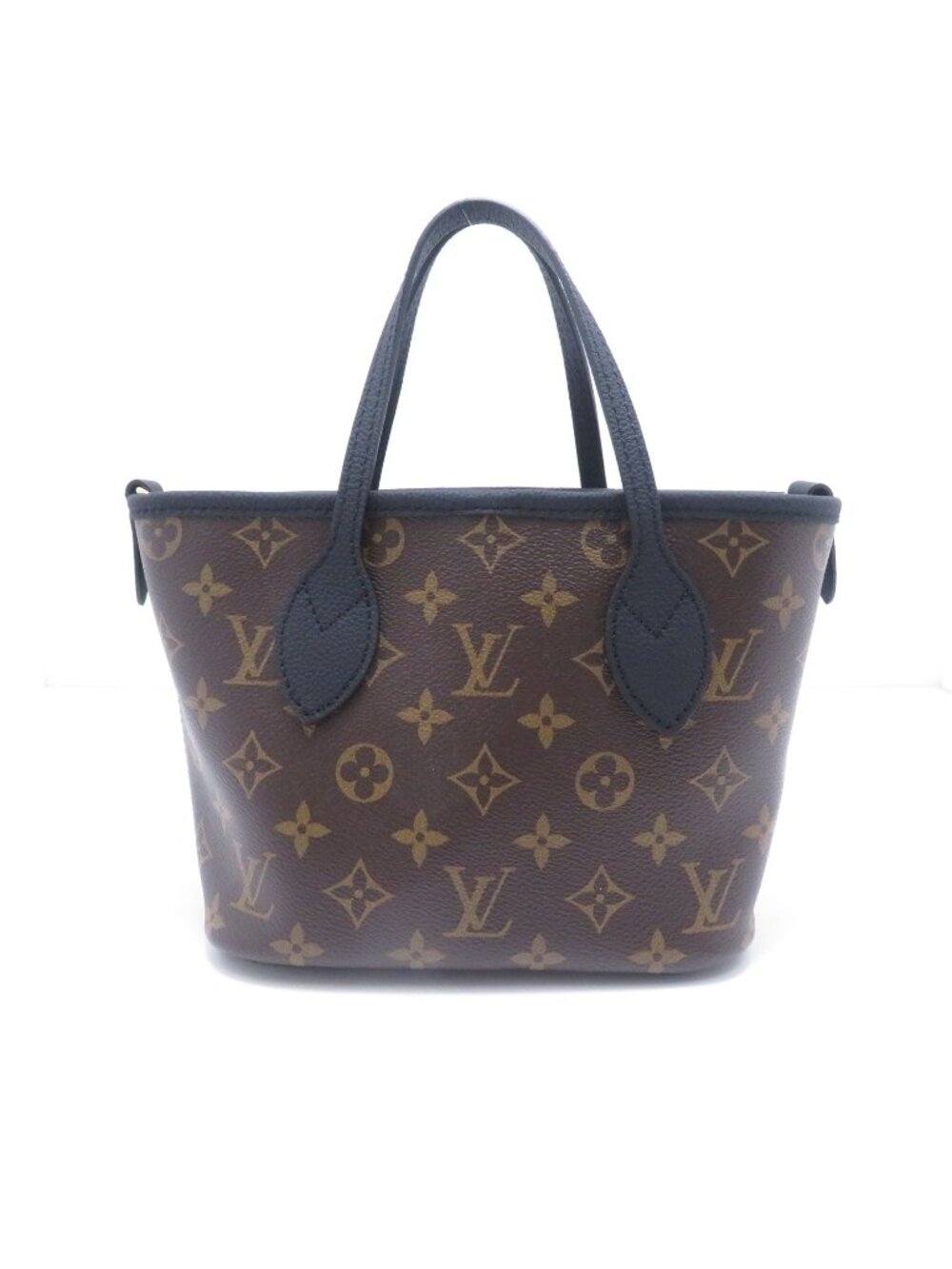 Louis Vuitton Neverfull Inside Out BB Monogram Black Handbag Canvas